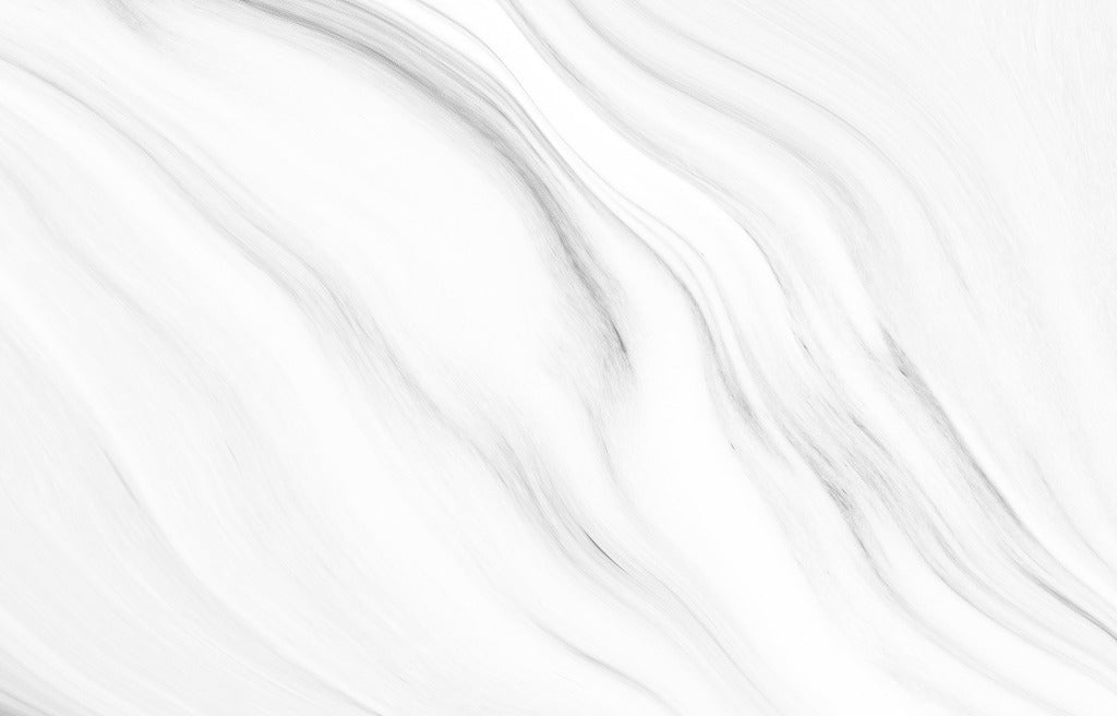 Abstract black and white marble texture with smooth curves and flowing lines, resembling natural stone or liquid swirls, perfect for a Decor2Go Wallpaper Mural.