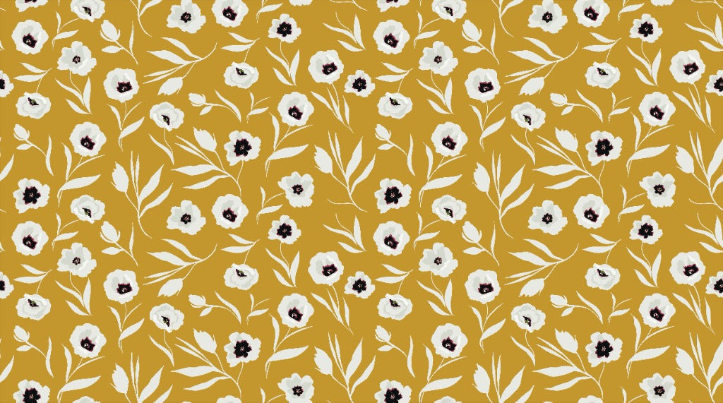 Doris Flowers Wallpaper Mural flowery