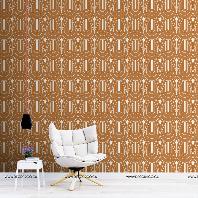  fusion of geometric shapes in this timeless design wallpaper mural