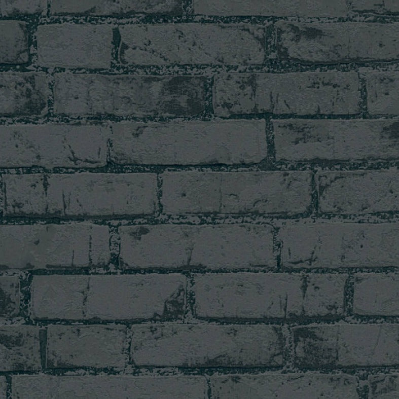 Faux texture brick wallpaper