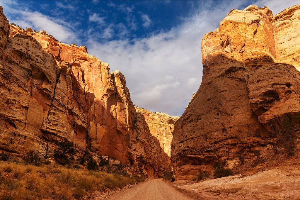 Desert Canyon Wallpaper Mural mountains in the desert