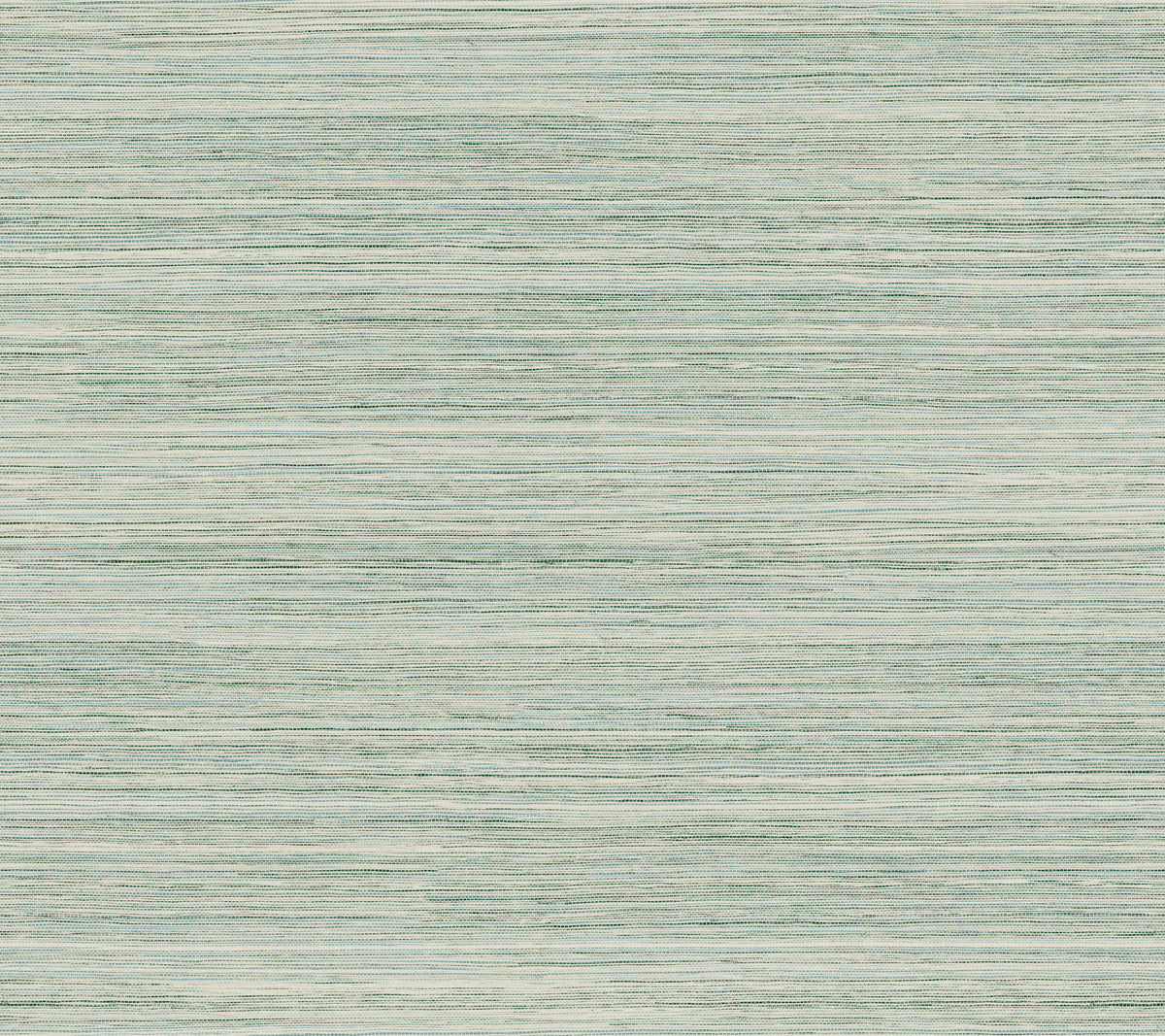 A seamless texture featuring horizontal lines in varying shades of light green and blue. The pattern has a soft, brushed appearance, creating a subtle, calming effect reminiscent of York Wallcoverings Fountain Grass Smokey Blue Wallpaper Blue (60 Sq.Ft.), perfect for adding a natural aesthetic as a background or wallpaper.