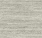 A close-up of a textured surface with horizontal lines in varying shades of grey, reminiscent of York Wallcoverings' Fountain Grass Camel Wallpaper Brown (60 Sq.Ft.). The uneven lines create a subtle striped pattern that mimics fabric or woven material, achieving a natural aesthetic. The overall tone is neutral with mixed light and dark grey hues.