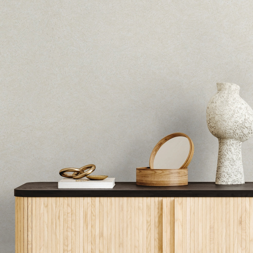 Impression White Wallpaper (60 SqFt)