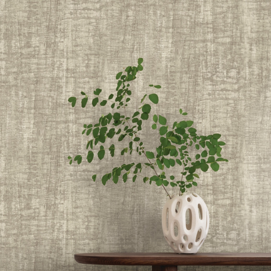 Monteverde Putty Wallpaper (56 SqFt)