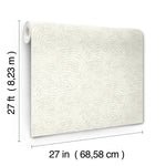 Ocean Jasper White Wallpaper (60 SqFt)