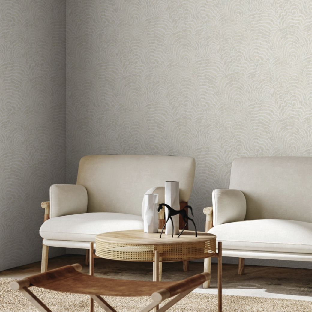 Ocean Jasper White Wallpaper (60 SqFt)