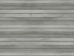 A seamless wooden texture with horizontal planks in varying shades of gray and light brown. The wood looks slightly aged, with visible grains and subtle imperfections adding character to the surface, making it perfect for easy installation and removal of York Wallcoverings Pandora Leaf Oak Wallpaper Brown (60 Sq.Ft.).