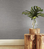 Natural home decoration with cotton fabric texture wallpaper