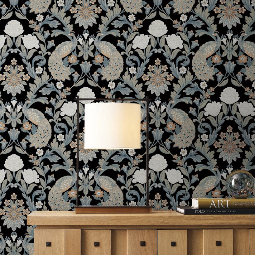 Luxury and classic wallpaper  black 
