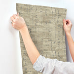 Pop The Cork Taupe Wallpaper (60 SqFt)