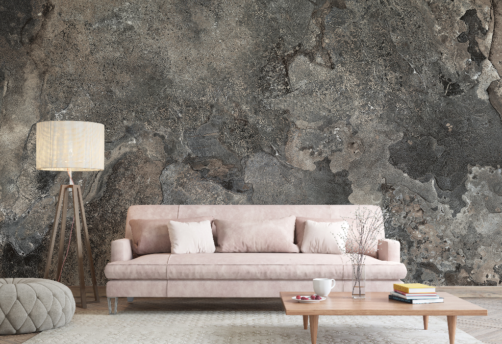 Rustic Cement Concrete Wallpaper – Decor2Go Winnipeg