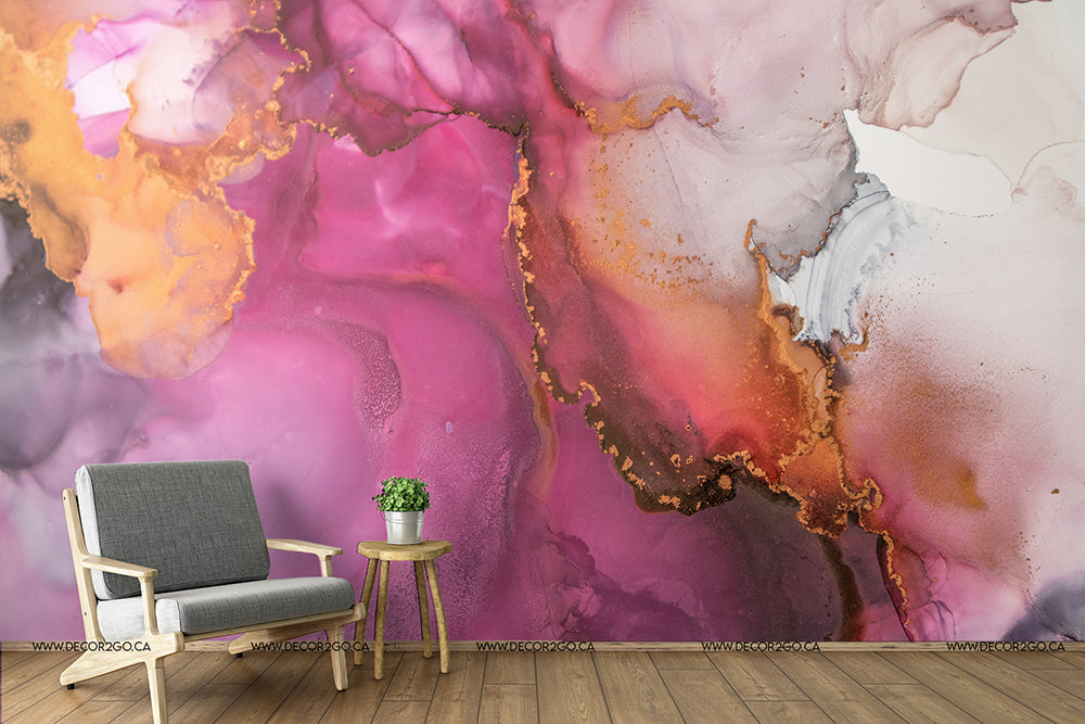 Stones are fun- Ethereal Art Wallpaper Mural in the living room