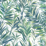 Swaying Palms Green & Blue Wallpaper (60 SqFt)