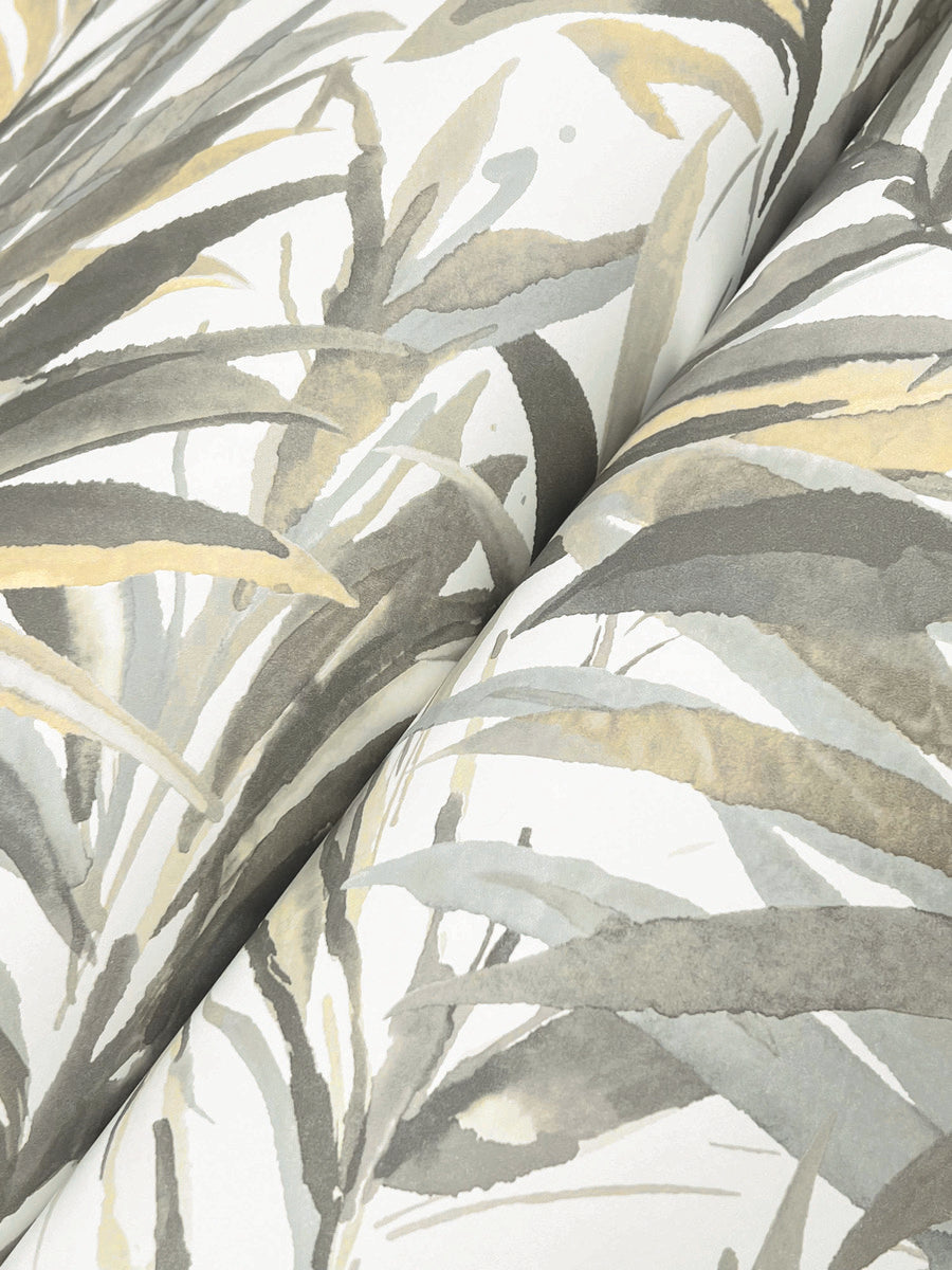 Swaying Palms Neutral Wallpaper (60 SqFt)
