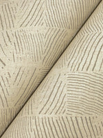 Woodcut Beige Wallpaper (60 SqFt)