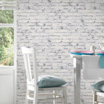 907837, NEW ENGLAND, AS-CREATION, brick, white, wallpaper