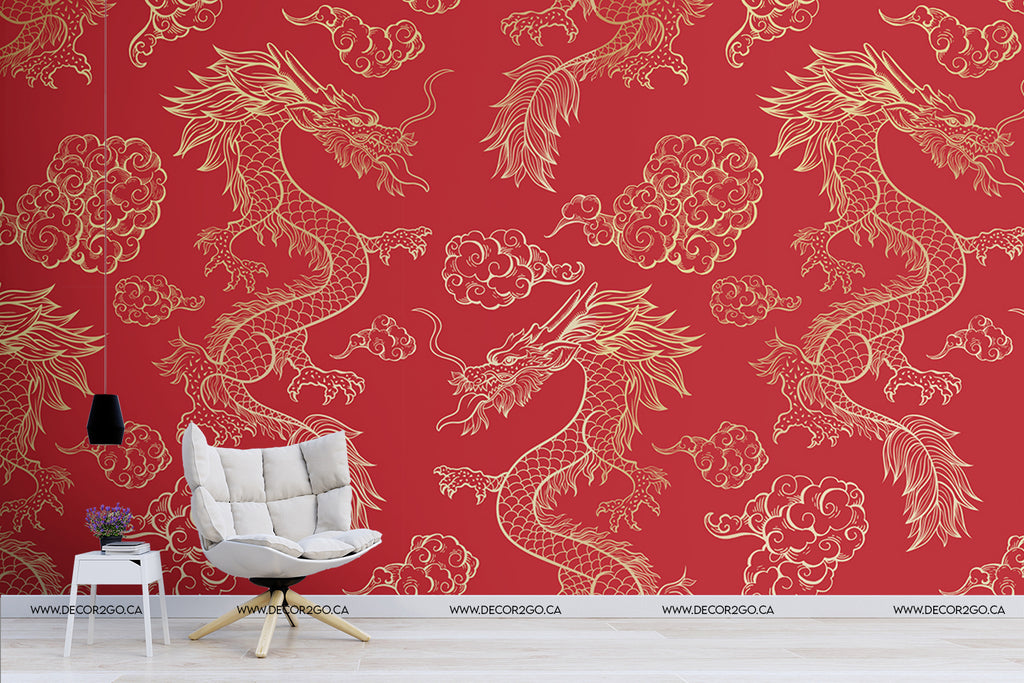 Oriental wallpaper style
