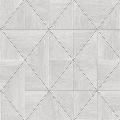 Cheverny Geometric Wood Wallpaper (56 SqFt)